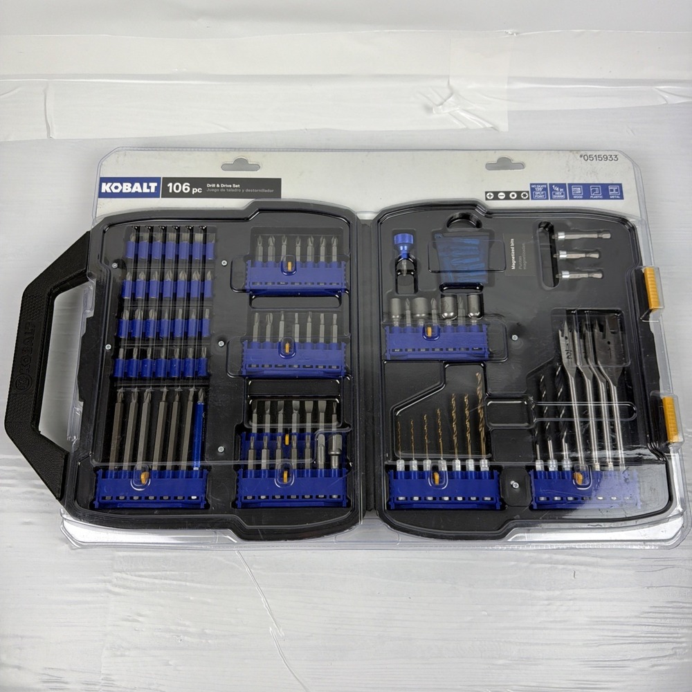Kobalt 106-piece Screwdriver Drill & Drive Set with Hard Case 0515933